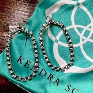 Kendra Scott Elle Open Frame Crystal Drop Earrings